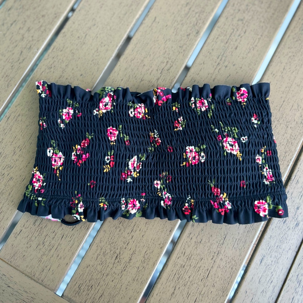 Adjustable Corset Bandeau Bikini Top